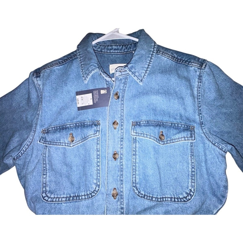 Universal Thread Denim Button Up Romper Size Womens 6 Brand New With Tags - Picture 2 of 6